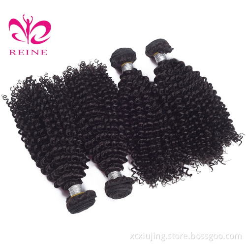 REINE Best Selling Cuticle Aligned 10 to 26 Inches Mink Brazilian Human Hair kinky curl On Sale